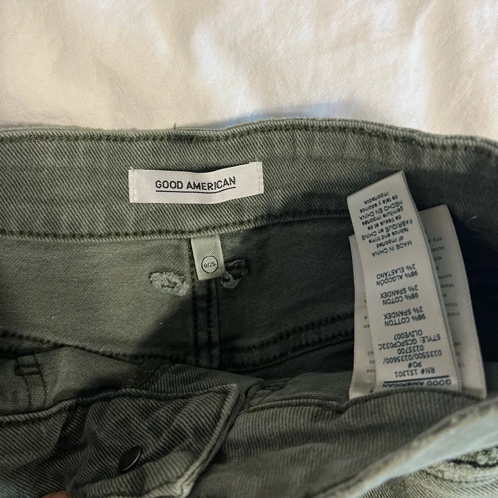 good american jean shorts
